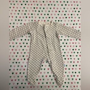 Magnetic Me- Simply- Cream and Gray Baby Onesie
